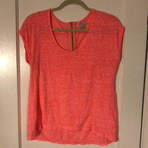 Bright coral American Eagle shirt